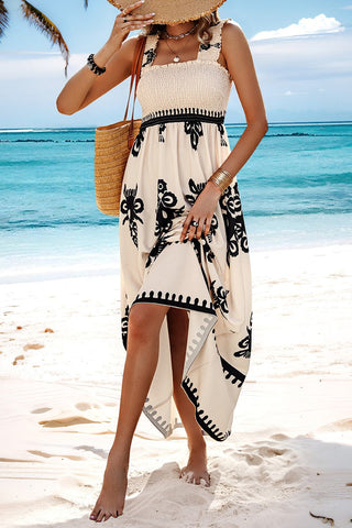 Regal Square Neck Maxi Dress