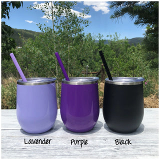 Mama’s Sippy Cup | Engraved 12oz Stainless Steel Wine Glass Tumbler