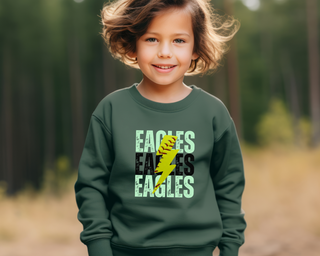 Custom Lightning Softball Sweatshirt Youth Size