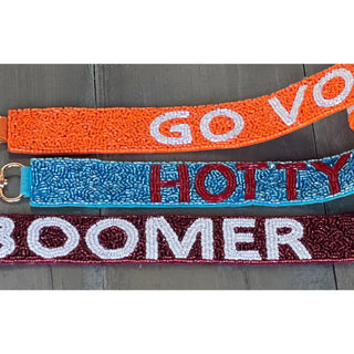 Beaded Game Day Mascot Purse Straps