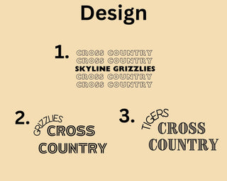 Personalized Cross Country Sweatshirts