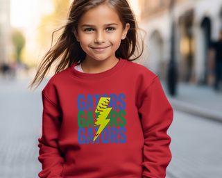 Custom Lightning Softball Sweatshirt Youth Size