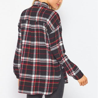 Lightweight Plaid Flannel Shirt
