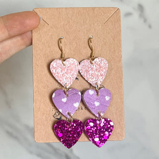 Avery Heart Drop Earrings
