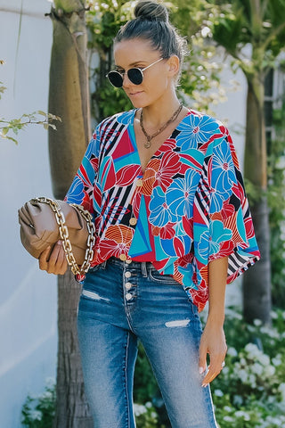 Blossom Breeze Kimono Blouse