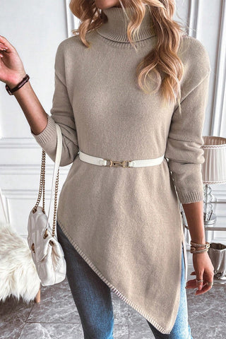 Asymmetric Grace Knit Pullover