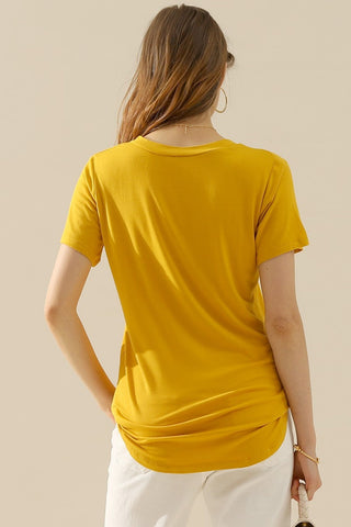 V-Neck Short Sleeve T-Shirt in 10 Colors