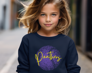 Personalized Faded Softball Sweatshirt Youth Size