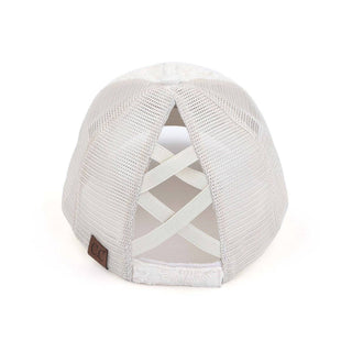 CC Paisley Embroidered Criss-Cross Cap - Truly Contagious