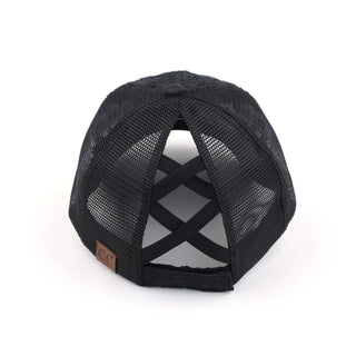 CC Paisley Embroidered Criss-Cross Cap - Truly Contagious