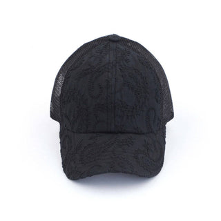 CC Paisley Embroidered Criss-Cross Cap - Truly Contagious