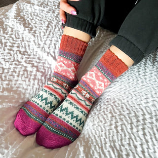 Eisley Retro Chevron Socks | 5 Colors