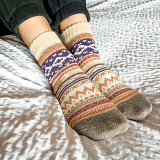Eisley Retro Chevron Socks | 5 Colors