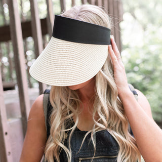 Truly Contagious Adventure Rollable Straw Visor