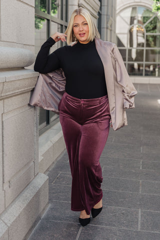 Champagne and Roses Satin Blazer (XL Only)