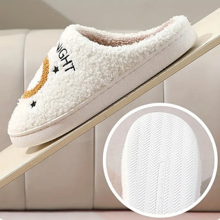 Meet me @ Midnight Sherpa Fuzzy Slippers