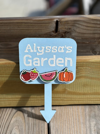 Kids DIY Personalized Garden Sign Painting Kit – Fun Spring Craft! ??