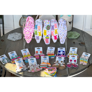 Sequin Easter Egg Dangle Earrings