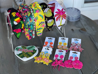 Mom Palm Heart Seed Beaded Coin Purse