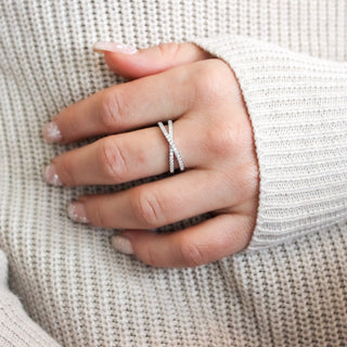 Criss Cross Band-- Size 6 & 7