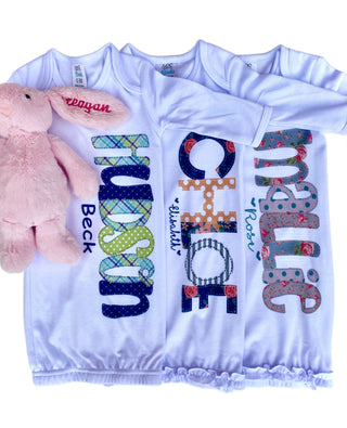 Personalized Baby Gown