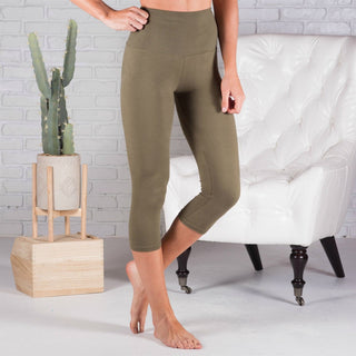 Super Soft 5" Waist Leggings | Tummy Control Capri (Truly Contagious - New Mix) - Truly Contagious