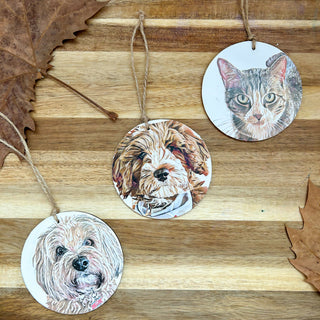 Personalized Ornaments - Pet portraits