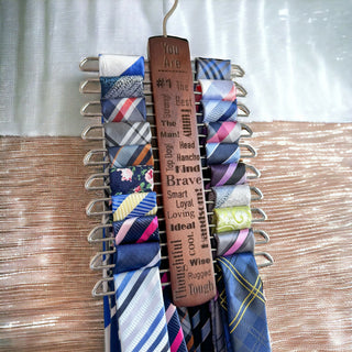 Words of Affirmation Tie Holder