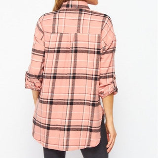 Lightweight Plaid Flannel Shirt