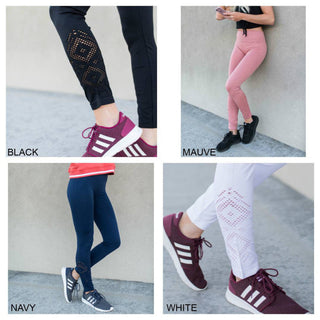 Ankle Detail Athleisure Leggings (New Mix) - Truly Contagious