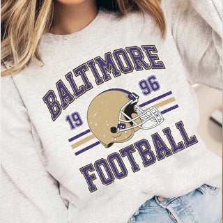Baltimore Football Graphic Sweatshirt - Limeberry Designs