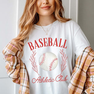 Baseball Athletic Club Comfort Color Tee - Limeberry Designs