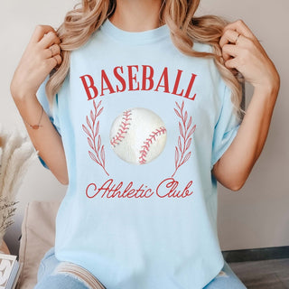 Baseball Athletic Club Comfort Color Tee - Limeberry Designs