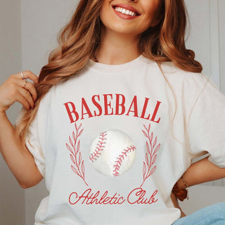 Baseball Athletic Club Comfort Color Tee - Limeberry Designs