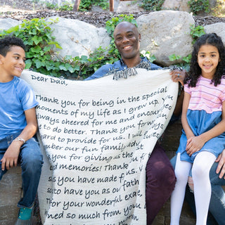 Wrapped in Love Woven Blanket - Non Handwritten