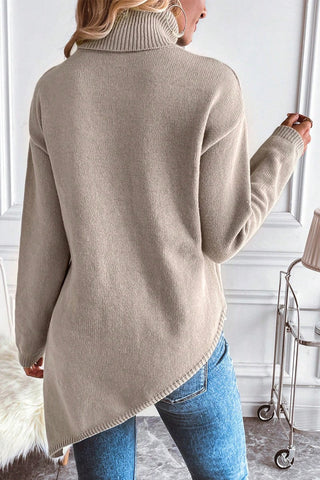 Asymmetric Grace Knit Pullover