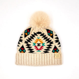CC Baby South Western Print Beanies Hats - Truly Contagious