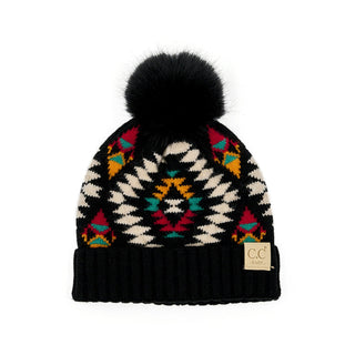 CC Baby South Western Print Beanies Hats - Truly Contagious