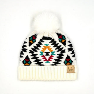 CC Baby South Western Print Beanies Hats - Truly Contagious