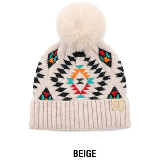 CC Baby South Western Print Beanies Hats - Truly Contagious