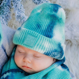 CC Baby Tie Dye Unisex Beanie for Newborn to 12 Months - Truly Contagious