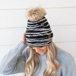CC Beanie Animal Print Winter Hats - Truly Contagious