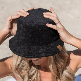 CC Foldable Terry Cloth Bucket Hat - Truly Contagious