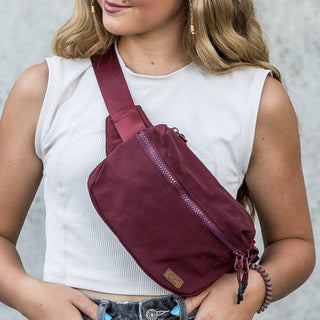 CC Zipper Cross - Body Bag | Sling Pack | Fanny Pack - Truly Contagious