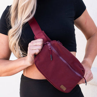 CC Zipper Cross - Body Bag | Sling Pack | Fanny Pack - Truly Contagious