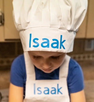 Personalized Chef Apron Hat Cooking Sets Child Size 2-10 Years