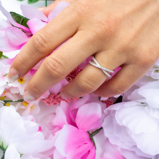 Criss Cross Band-- Size 6 & 7