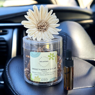 Sweet Vanilla Sugar Car Freshener Air Vent Clip