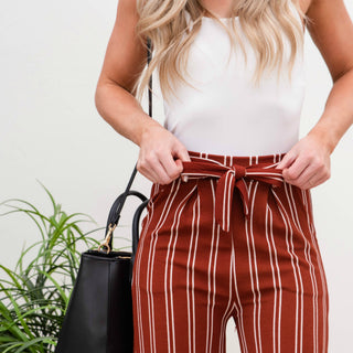 Tie Waist Dress Pant - Truly Contagious