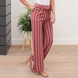 Tie Waist Dress Pant - Truly Contagious